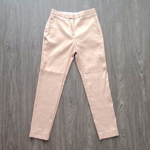 Topshop Pink Peach Champagne Sparkle Shimmer Trousers Pants